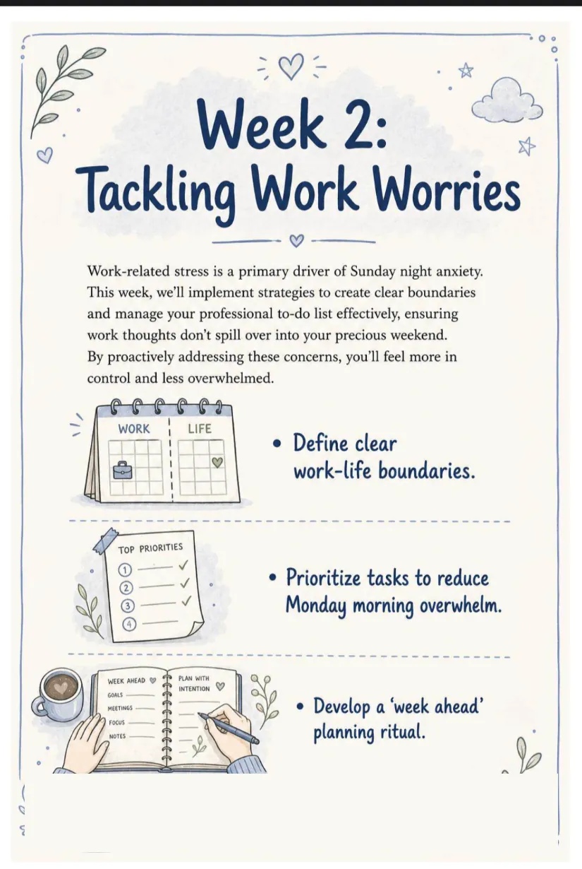 Real page: Week 2 — Tackling Work Worries